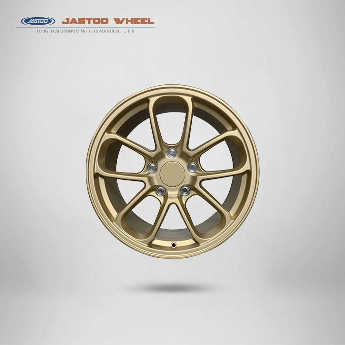 18x8. 0\/10 colių auksiniai suklastotos automobilio ratai